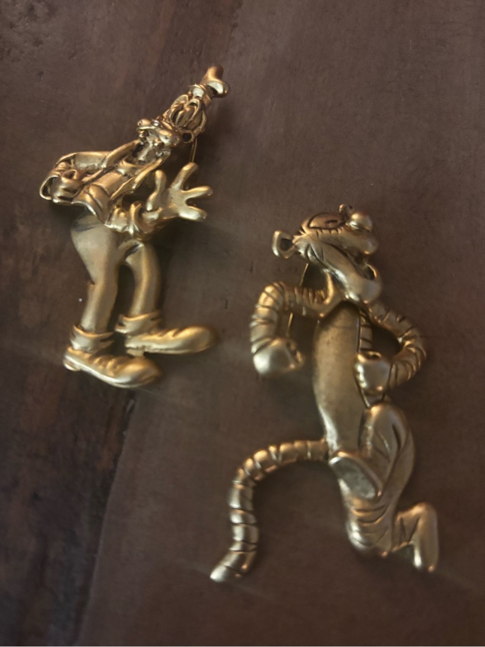 Gold Cartoon Character Pins - Home Accents